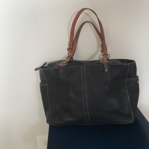 Coach handcrafted full grain cowhide leather